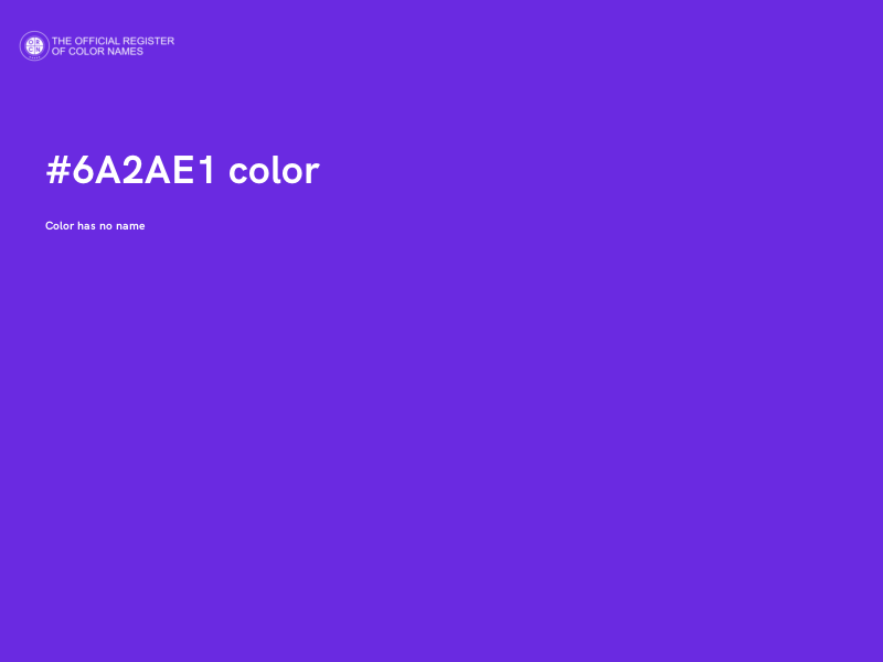 #6A2AE1 color image