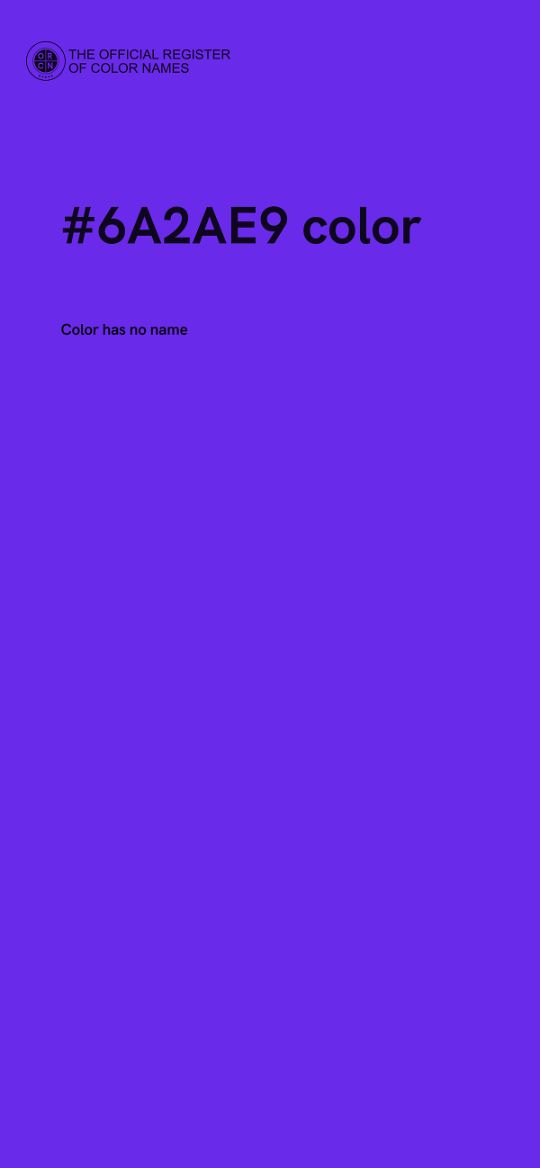 #6A2AE9 color image