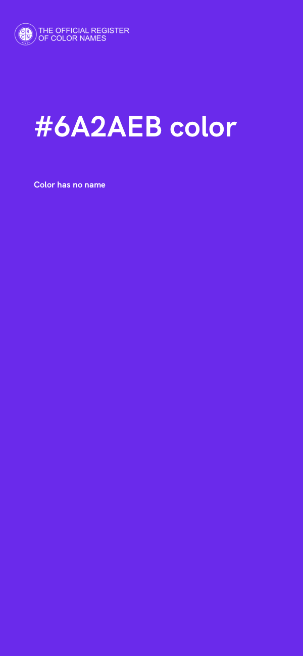 #6A2AEB color image