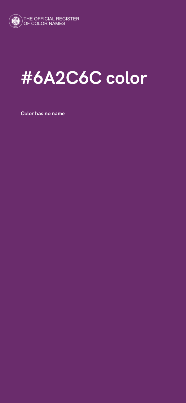 #6A2C6C color image