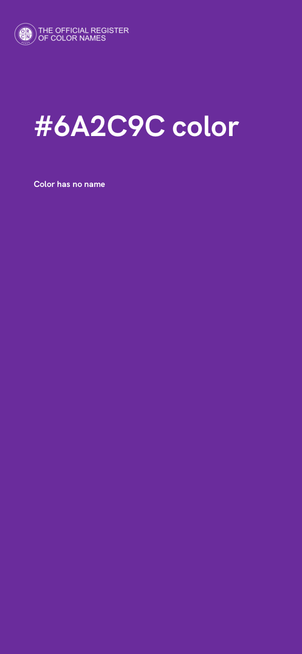 #6A2C9C color image