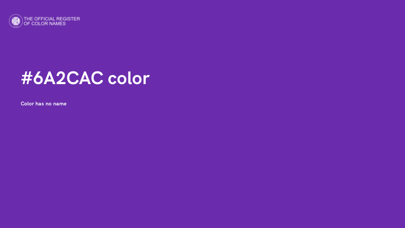#6A2CAC color image