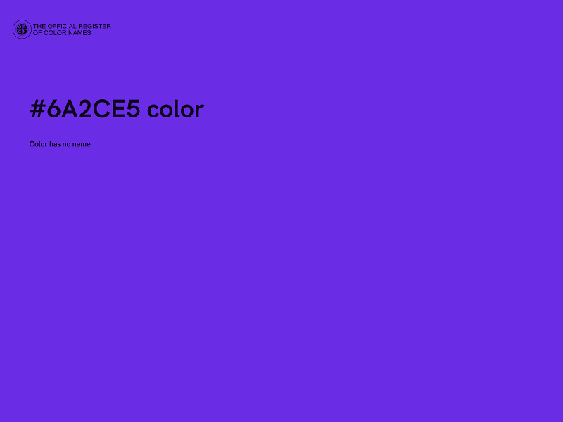 #6A2CE5 color image