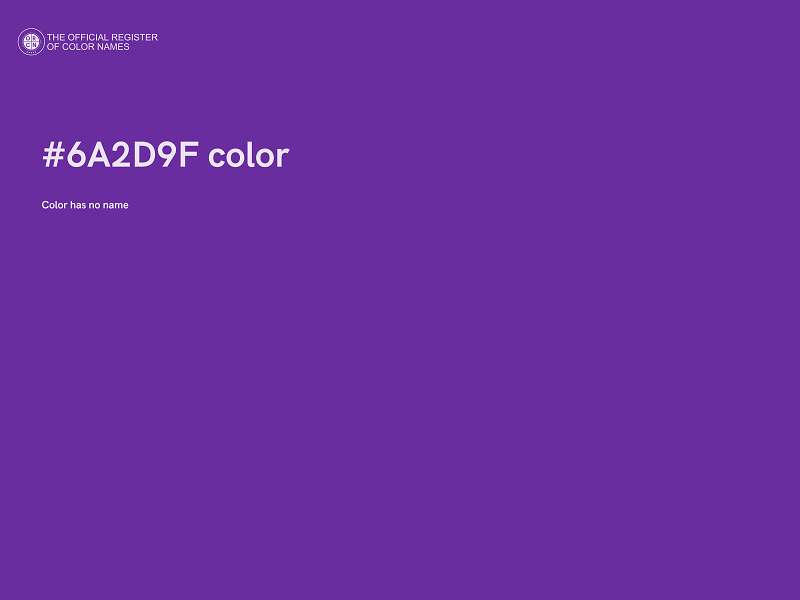 #6A2D9F color image