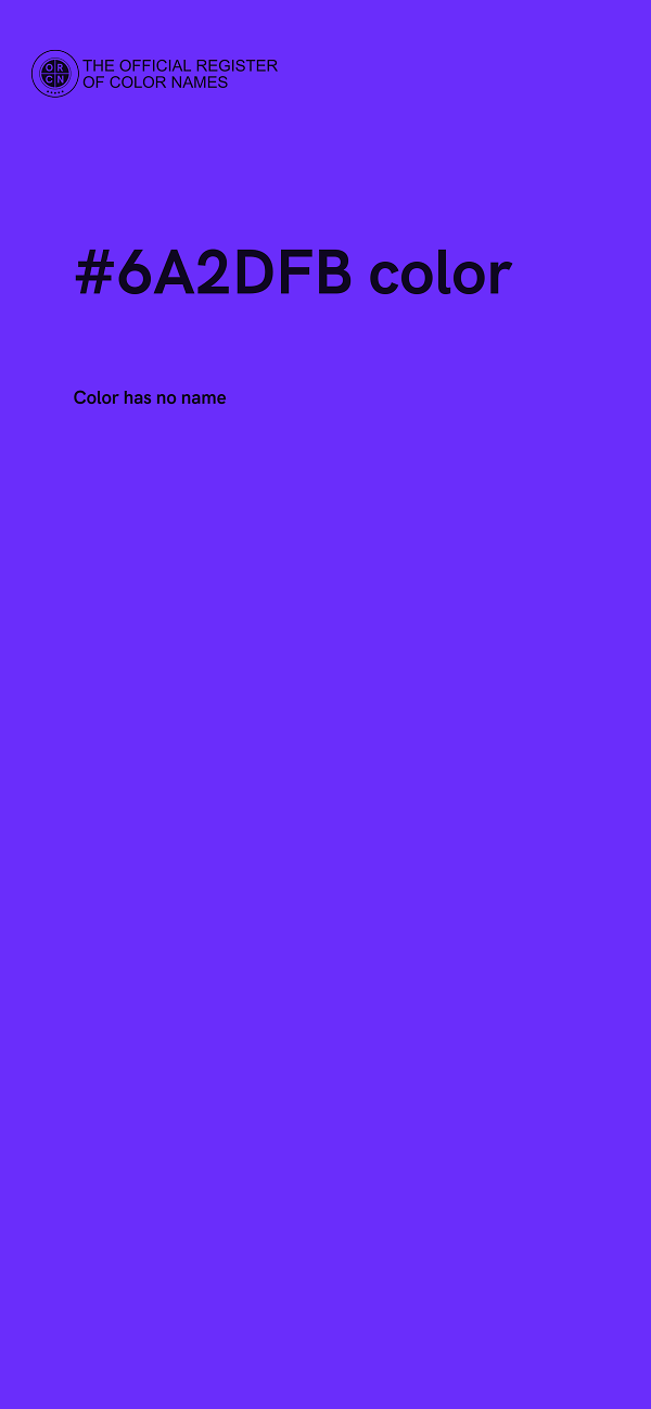 #6A2DFB color image