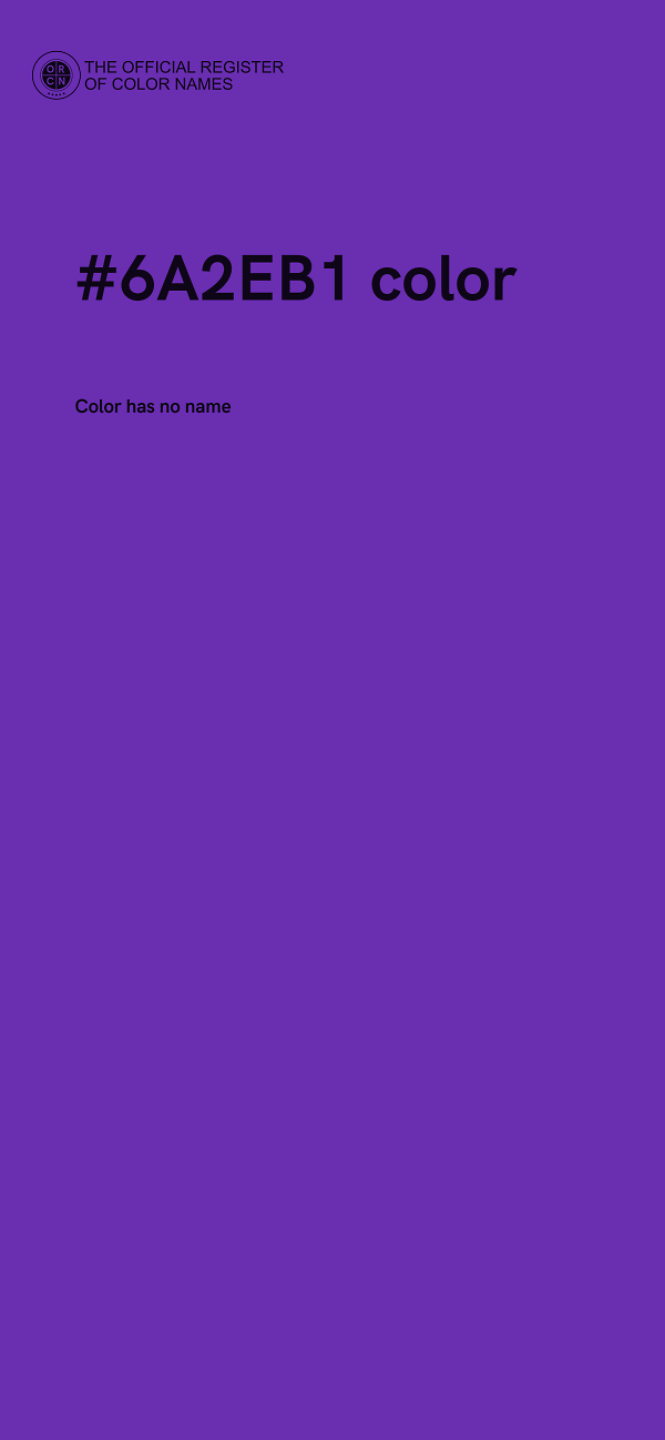 #6A2EB1 color image