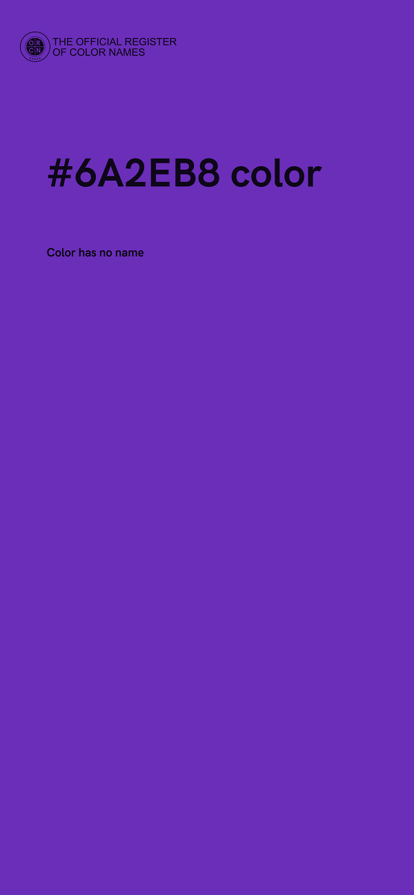 #6A2EB8 color image
