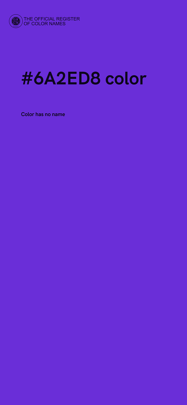 #6A2ED8 color image