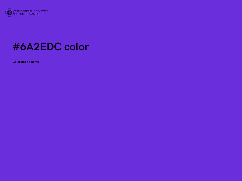 #6A2EDC color image