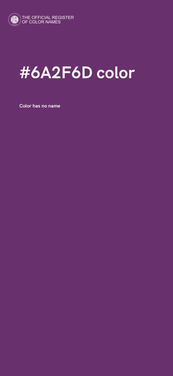 #6A2F6D color image