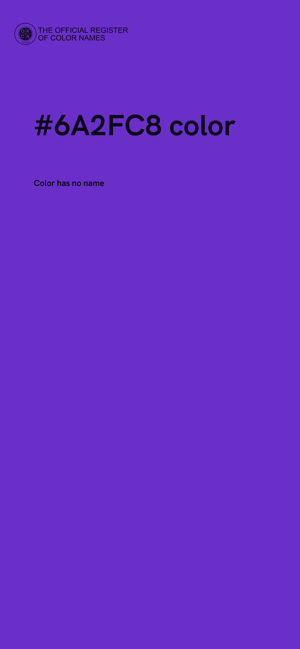 #6A2FC8 color image