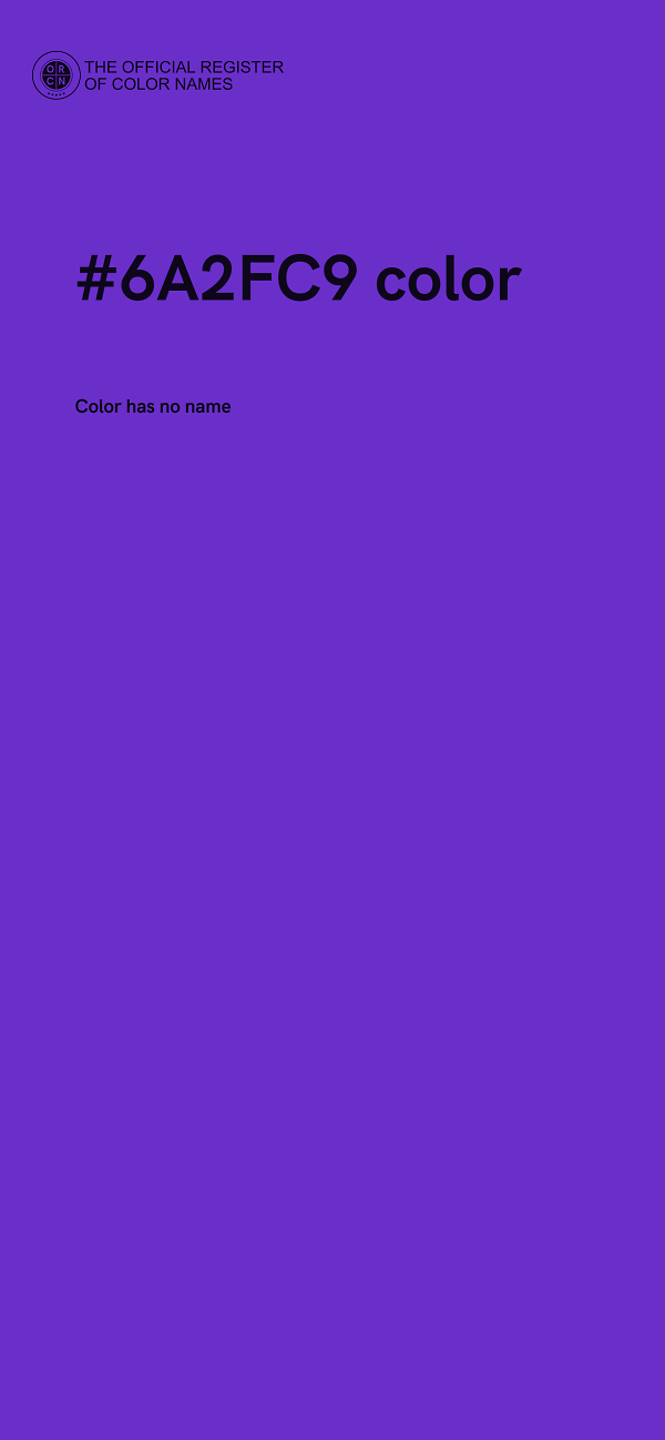 #6A2FC9 color image
