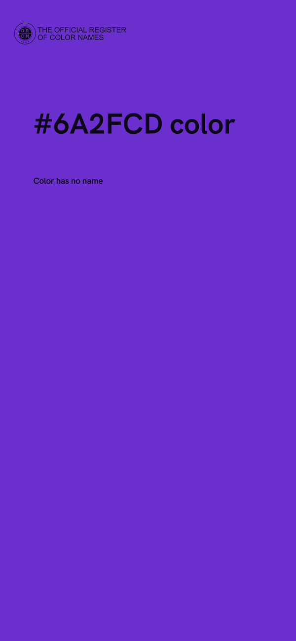 #6A2FCD color image