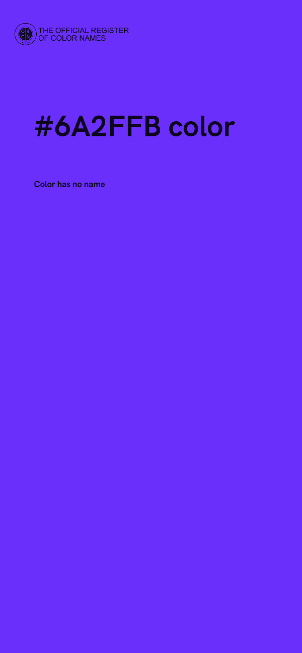 #6A2FFB color image