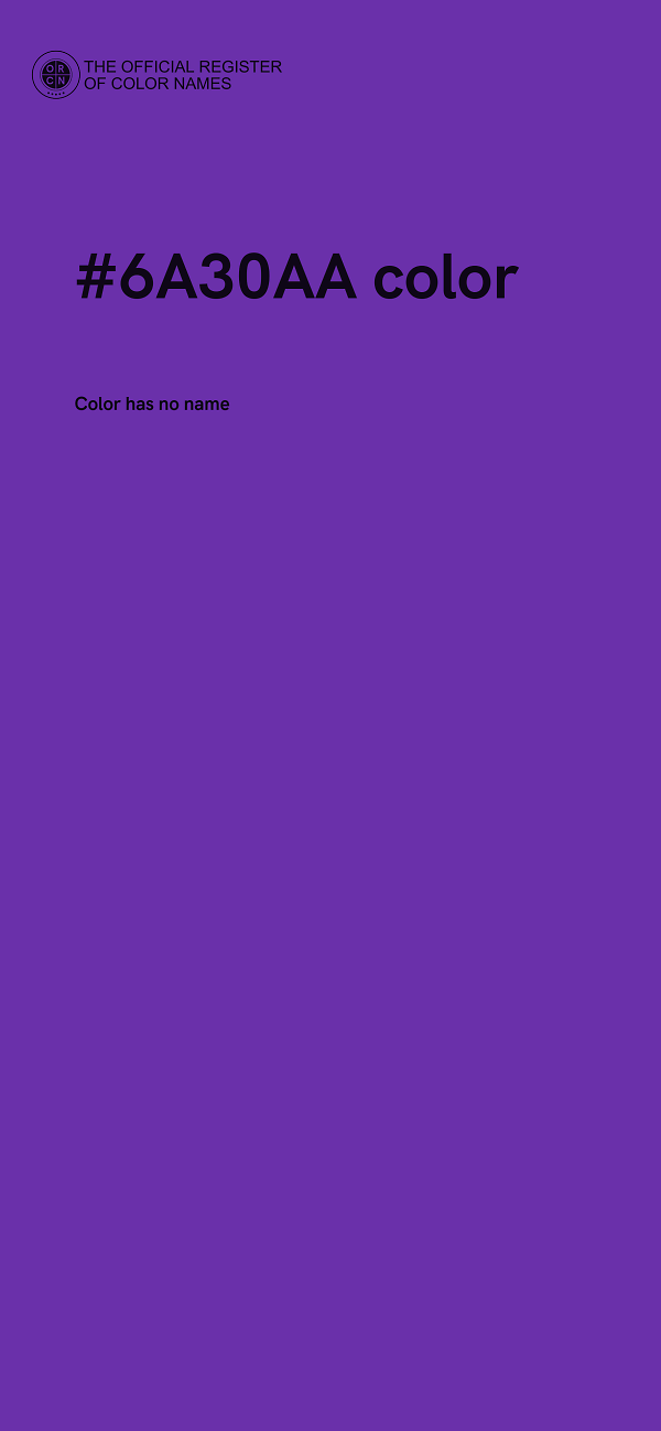 #6A30AA color image