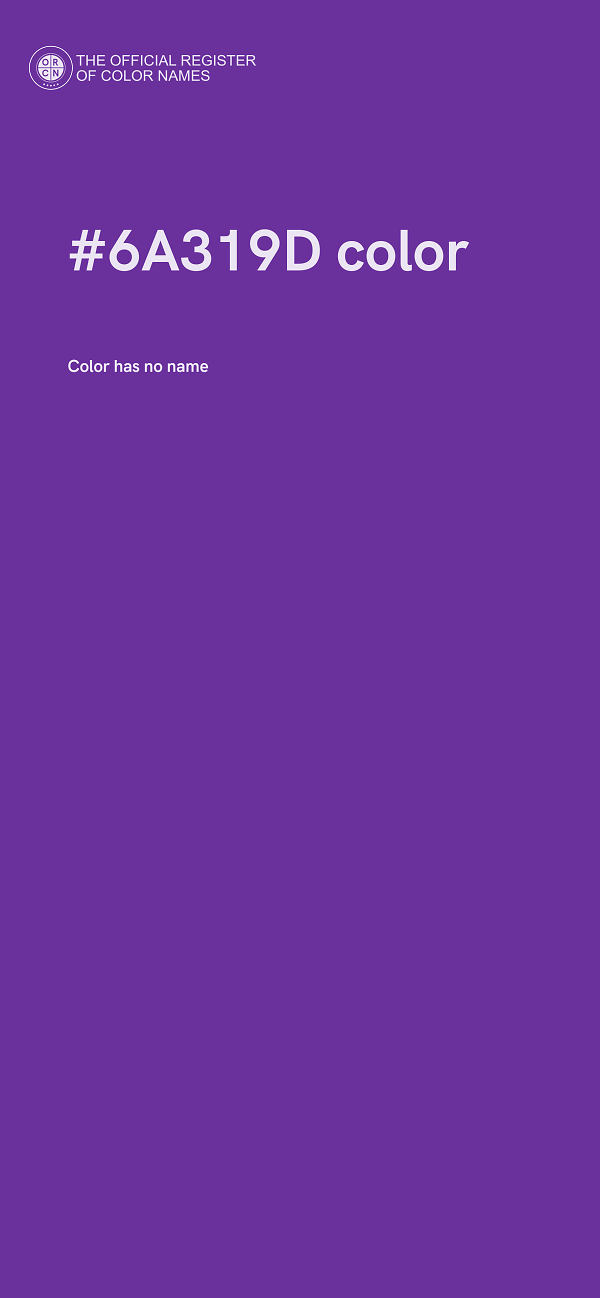 #6A319D color image