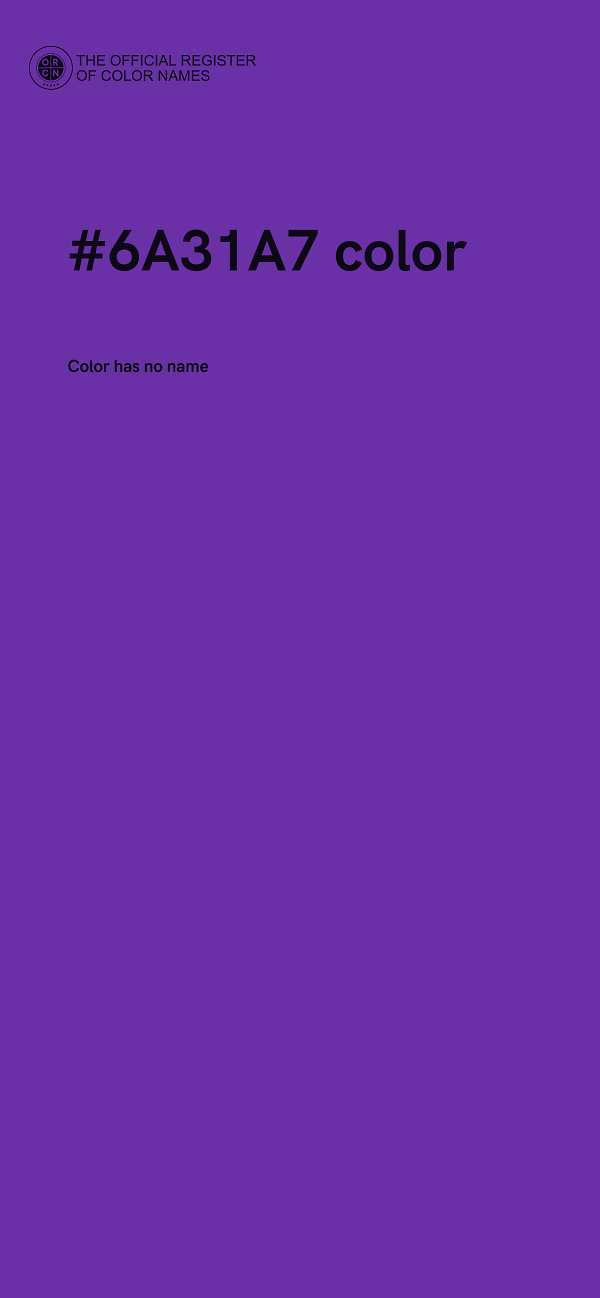 #6A31A7 color image