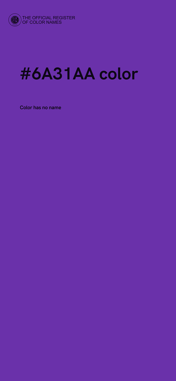 #6A31AA color image