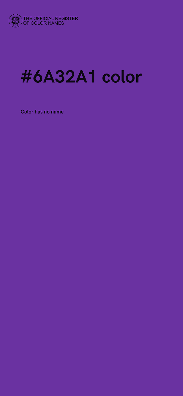 #6A32A1 color image