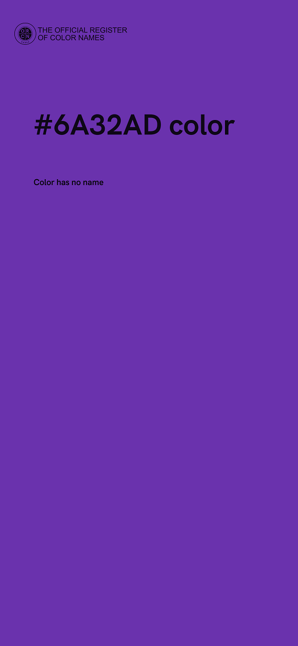 #6A32AD color image