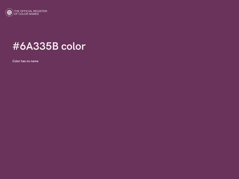 #6A335B color image