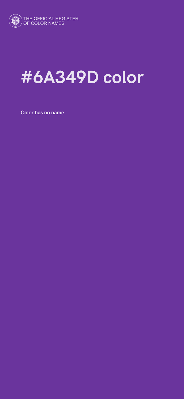 #6A349D color image