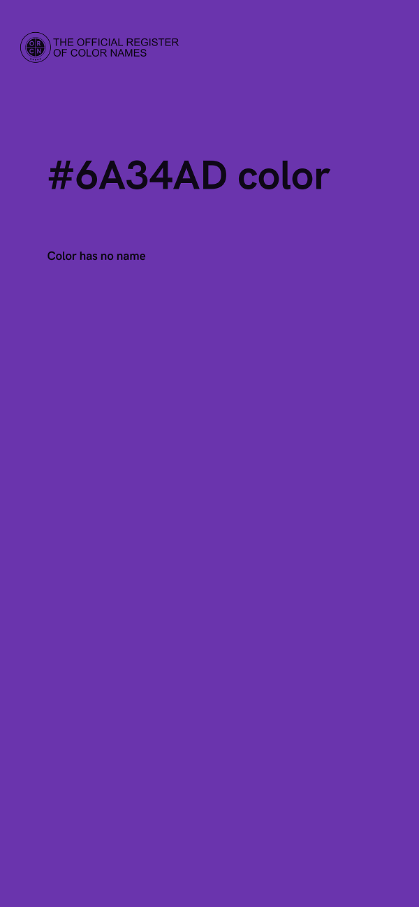 #6A34AD color image