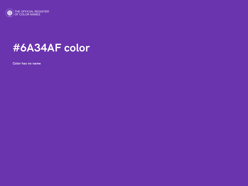 #6A34AF color image