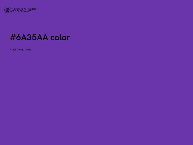 #6A35AA color image