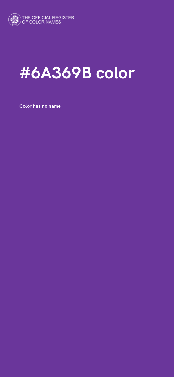 #6A369B color image