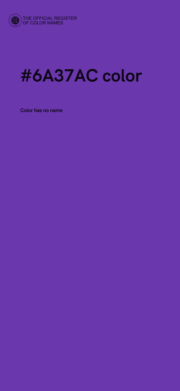 #6A37AC color image
