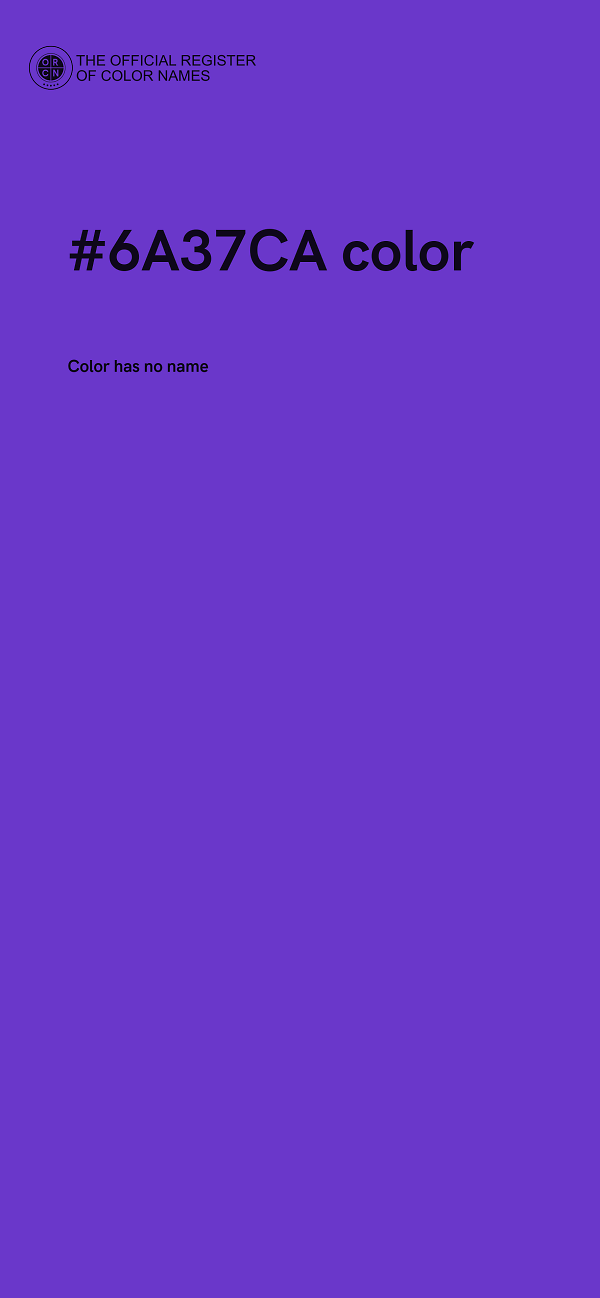 #6A37CA color image