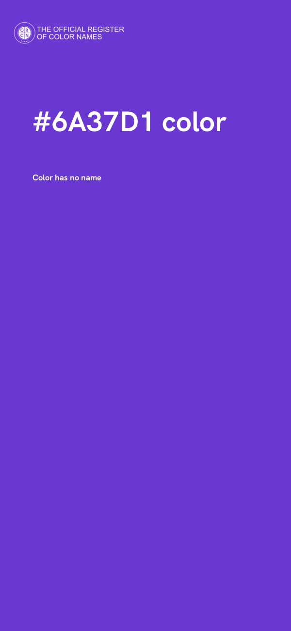 #6A37D1 color image