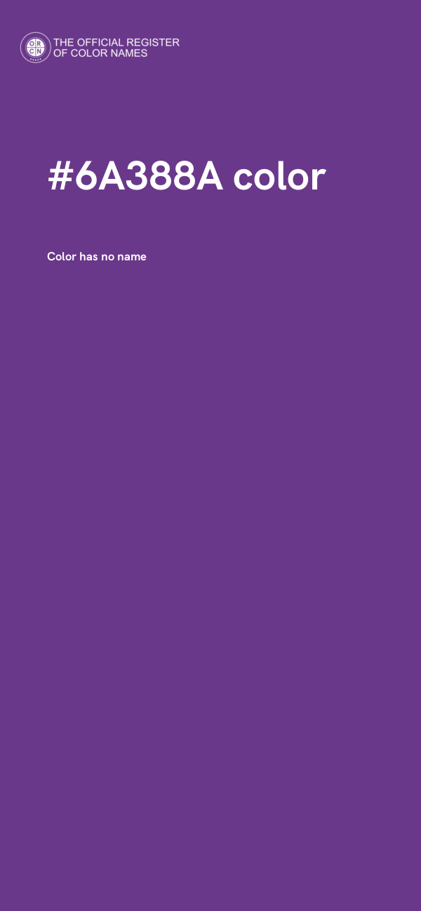 #6A388A color image
