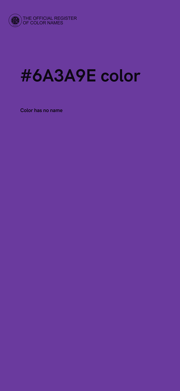 #6A3A9E color image