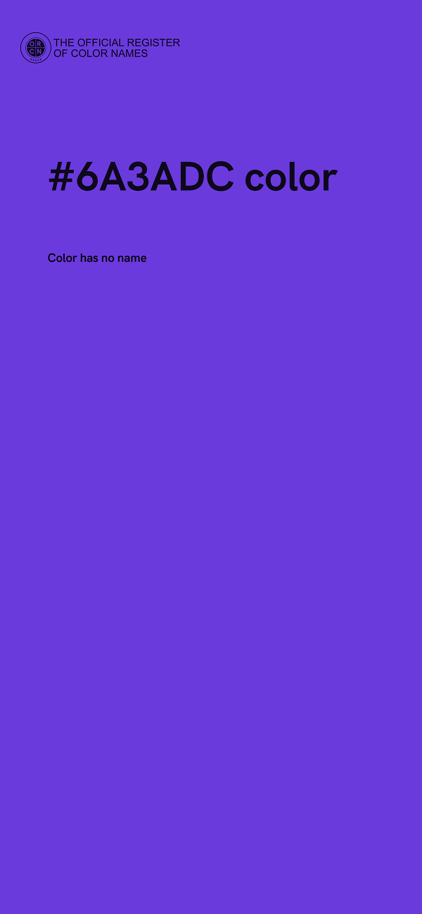 #6A3ADC color image