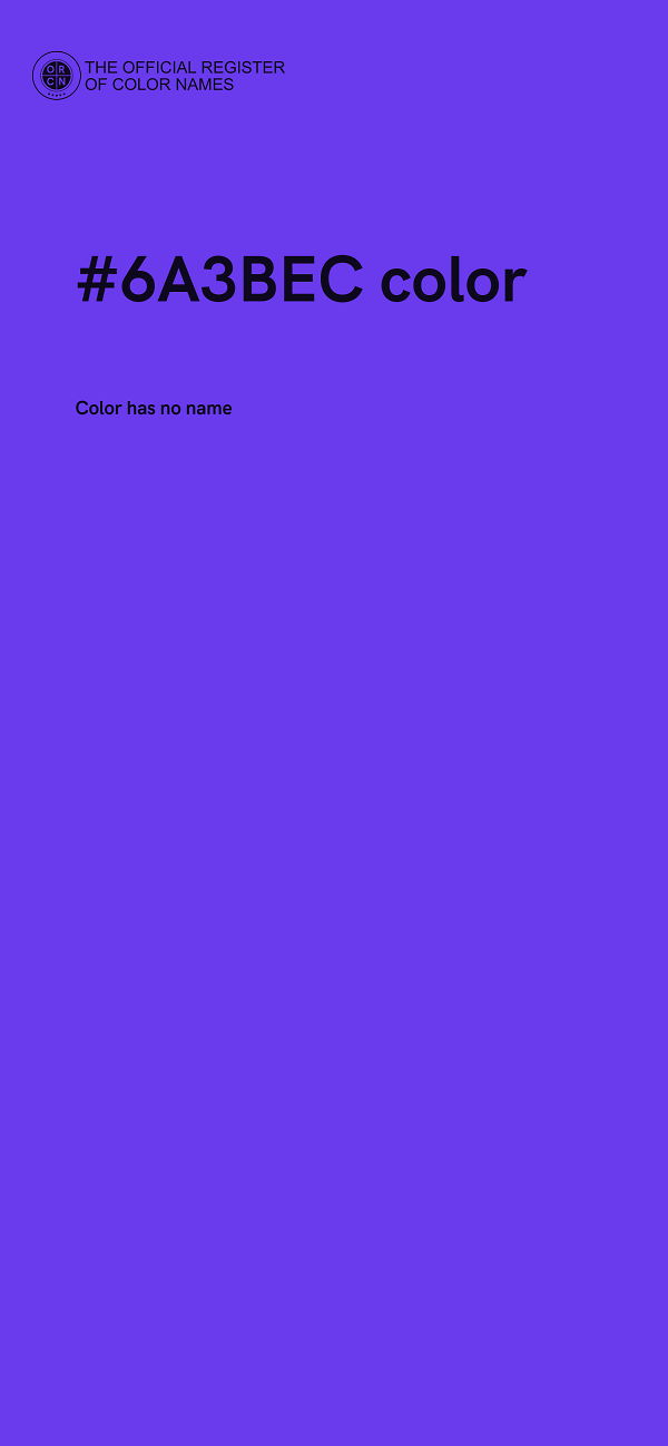 #6A3BEC color image
