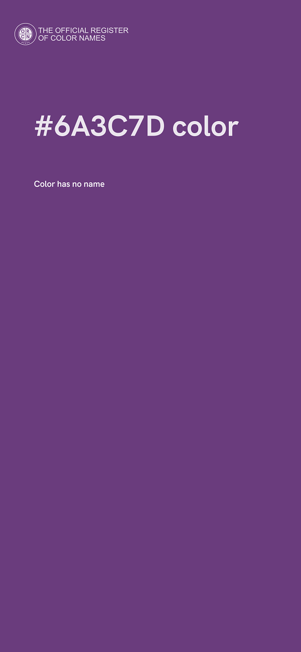 #6A3C7D color image