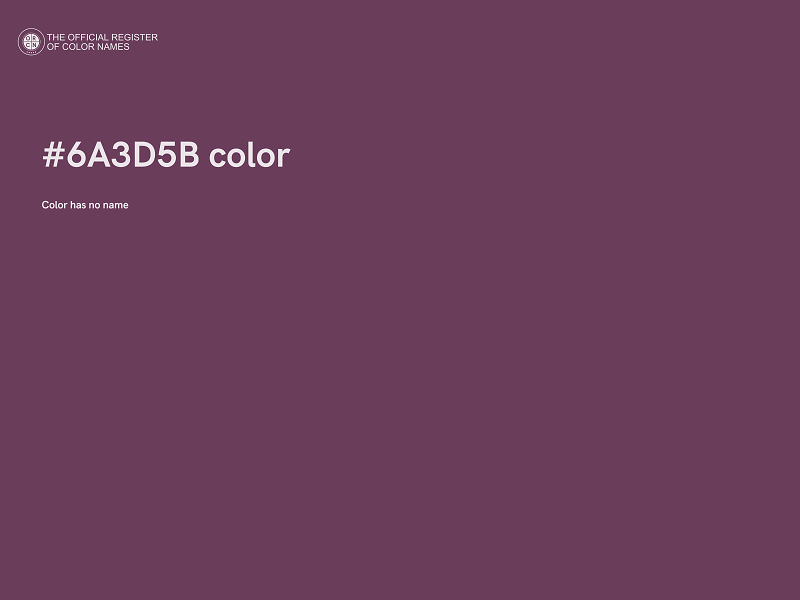 #6A3D5B color image