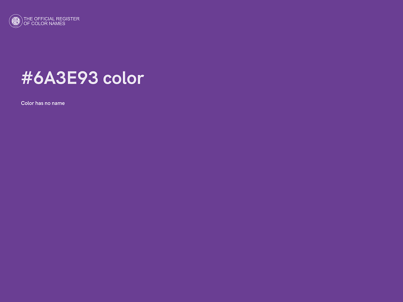 #6A3E93 color image