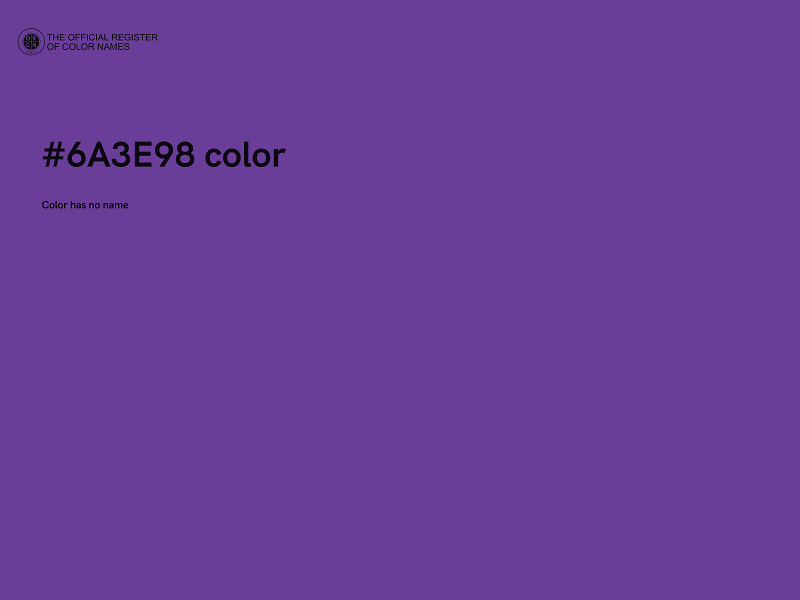 #6A3E98 color image