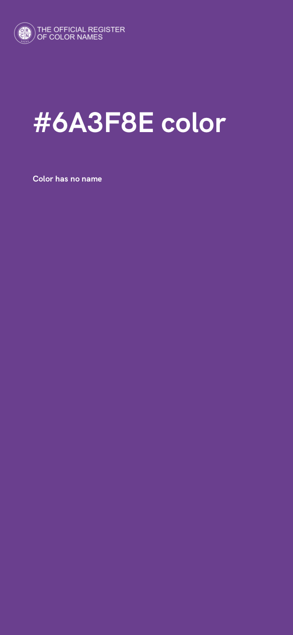 #6A3F8E color image