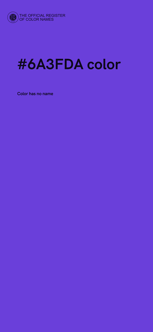 #6A3FDA color image