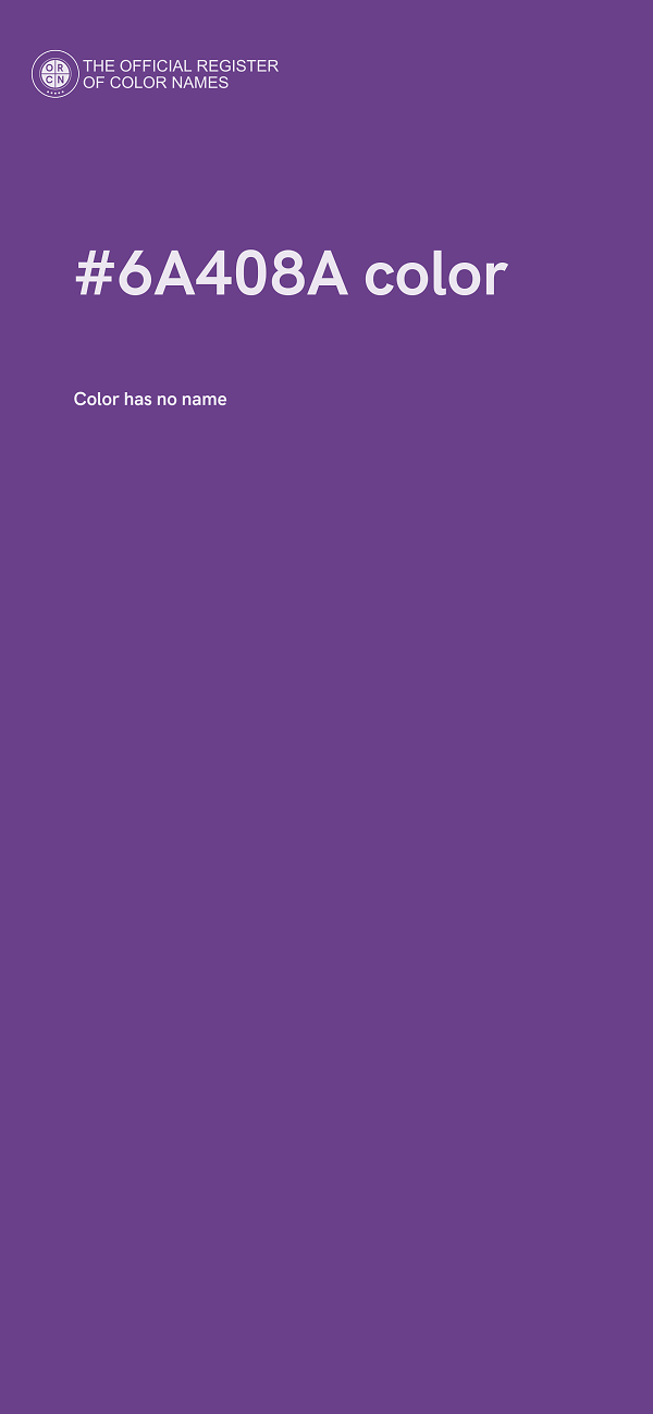 #6A408A color image