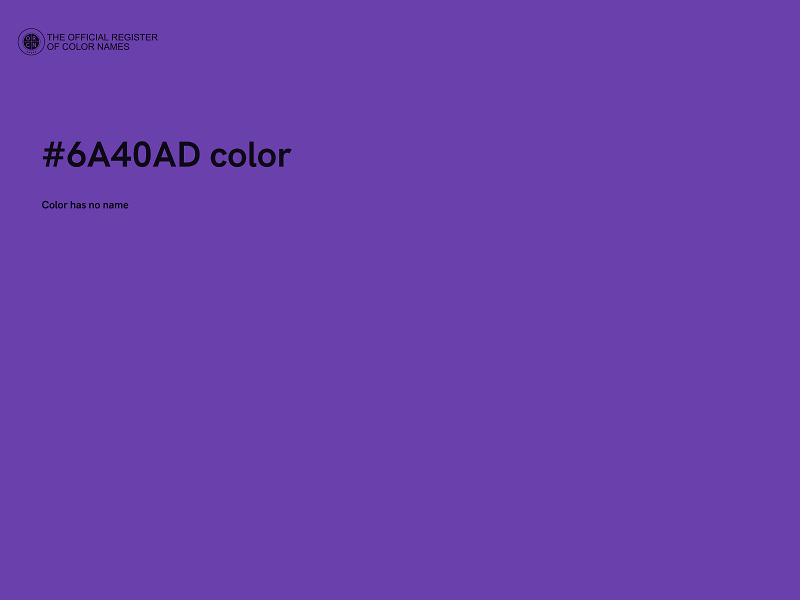 #6A40AD color image