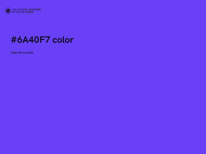 #6A40F7 color image