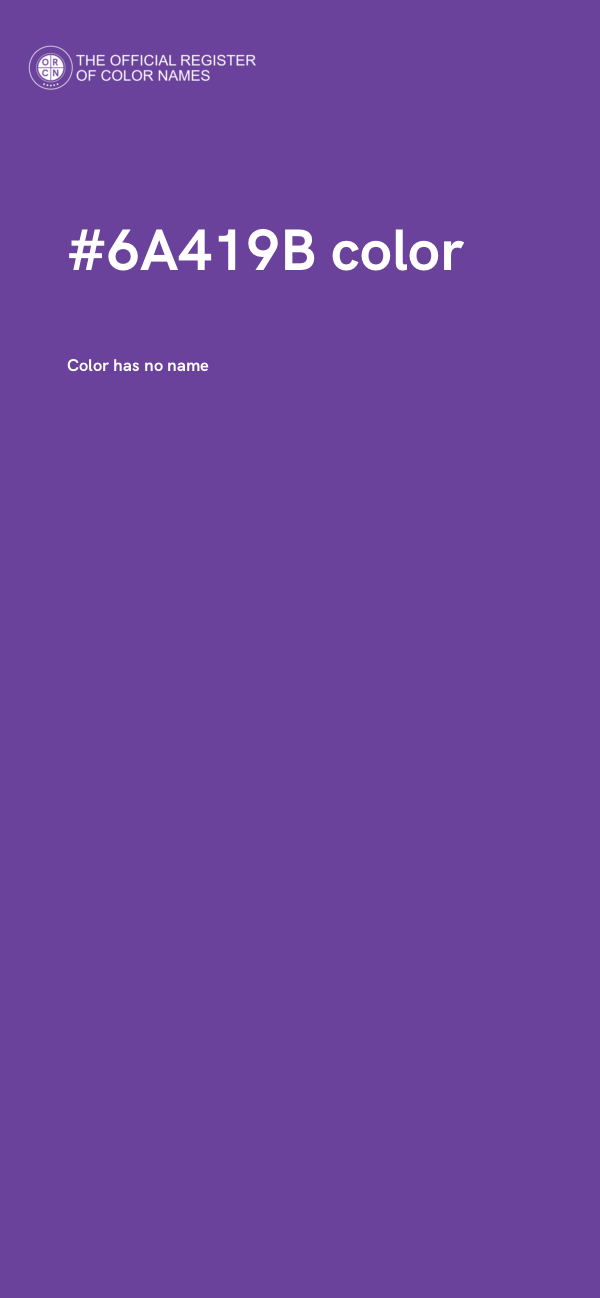 #6A419B color image
