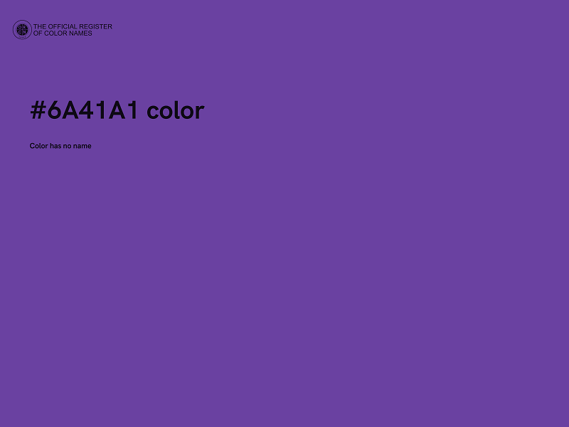 #6A41A1 color image