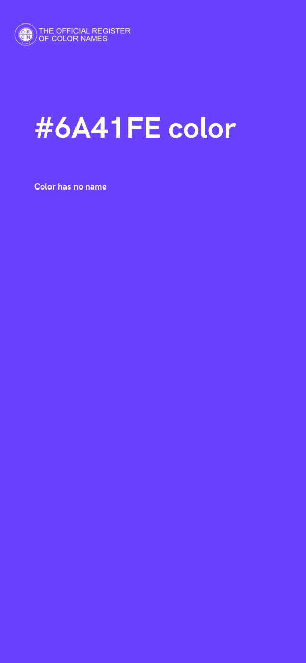 #6A41FE color image