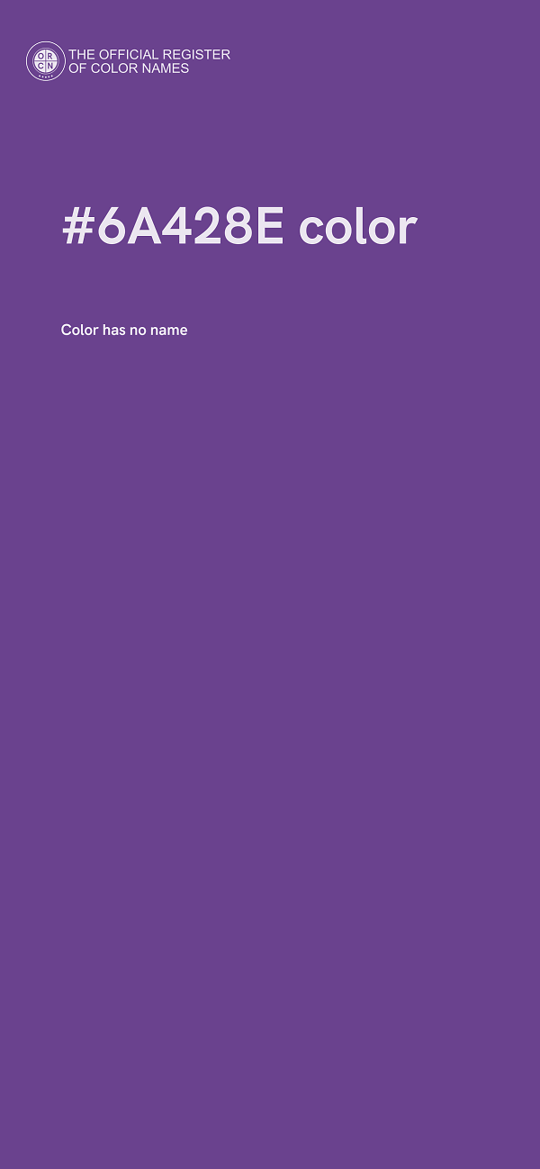 #6A428E color image